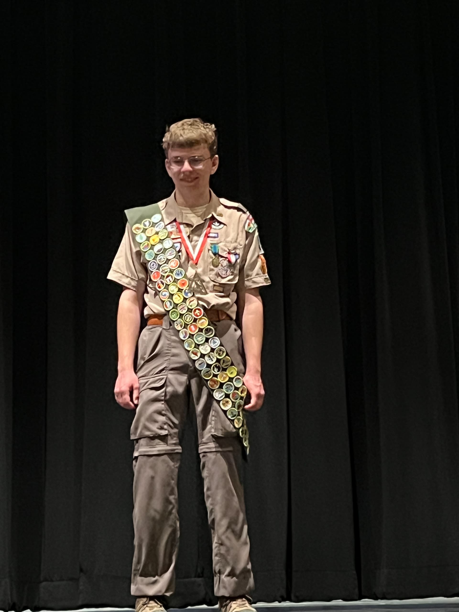 Baltimore County teen earns all 141 Scout merit badges, completes historic project