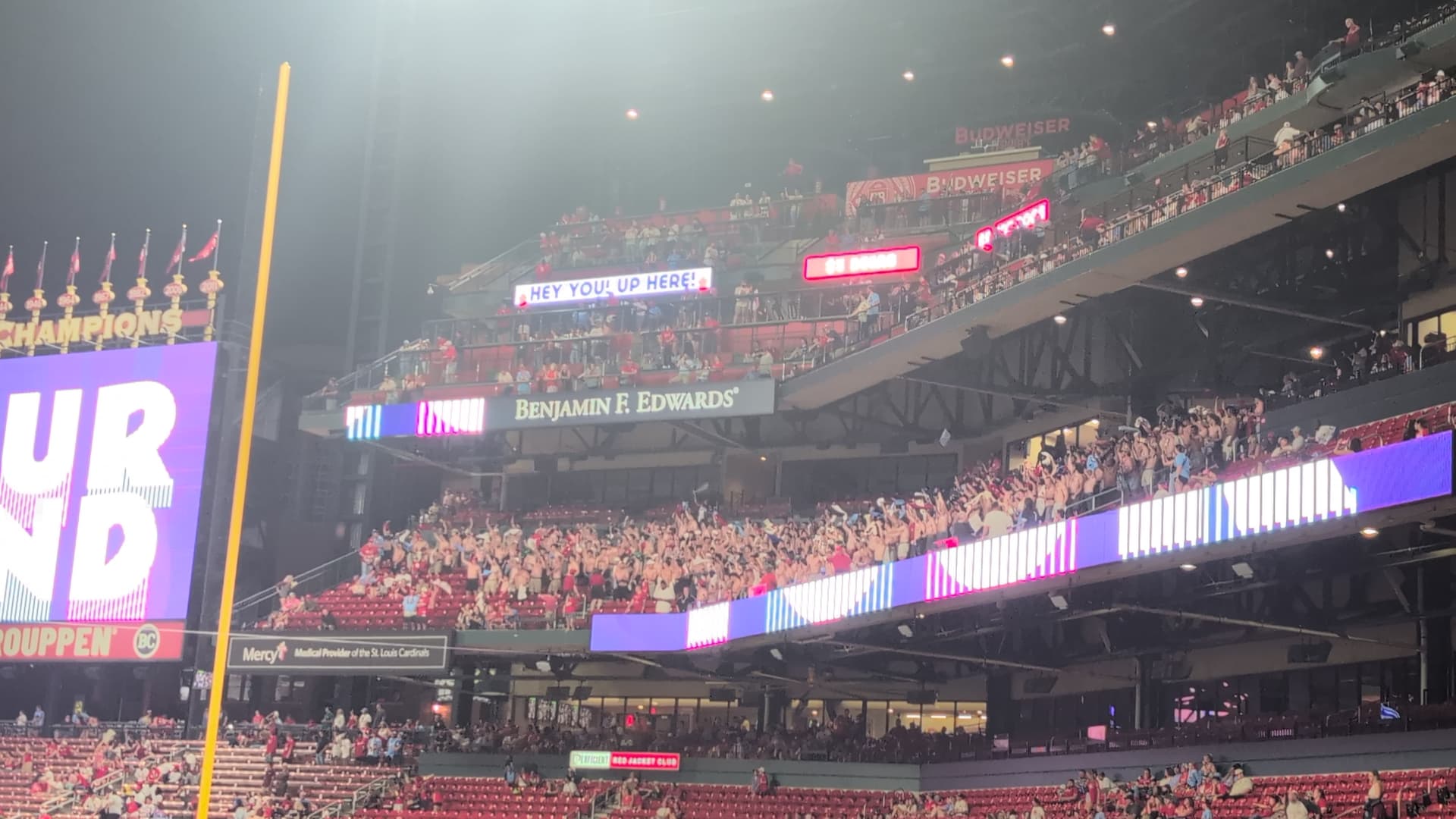 Tarps off trend turns ballparks into rowdy college-style parties