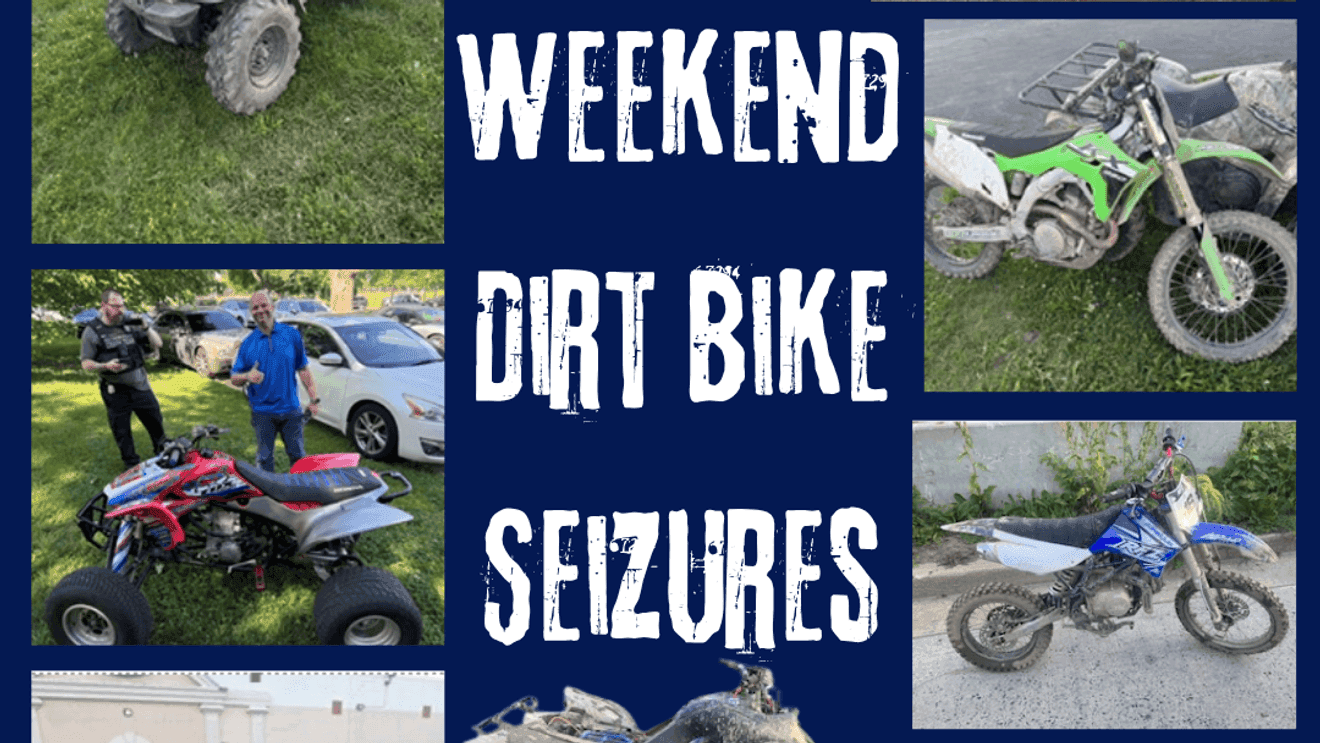 Baltimore police seize nine illegal dirt bikes at Herring Run Park