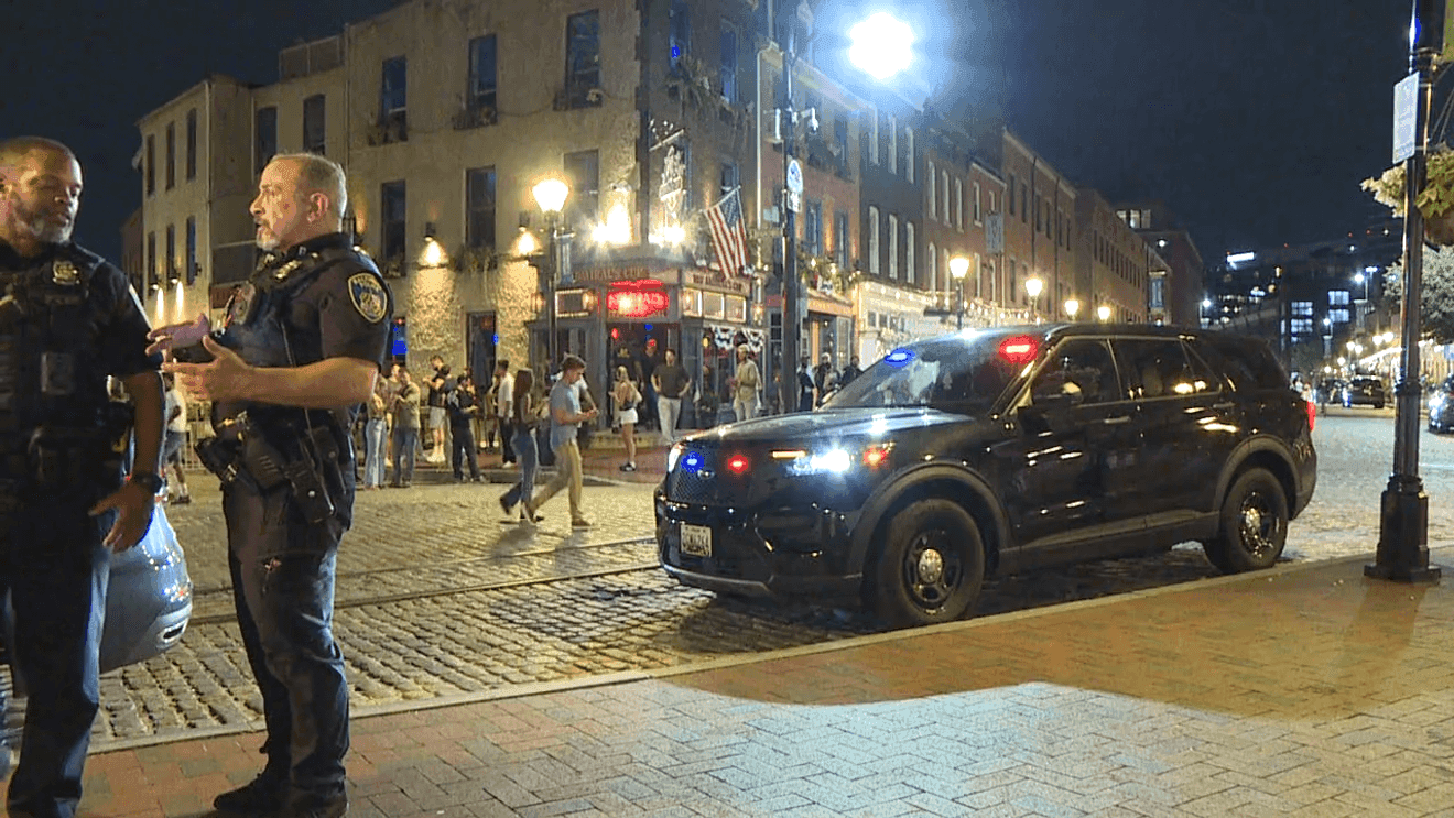 Police presence keeps Fells Point calm on Sail250 opening night