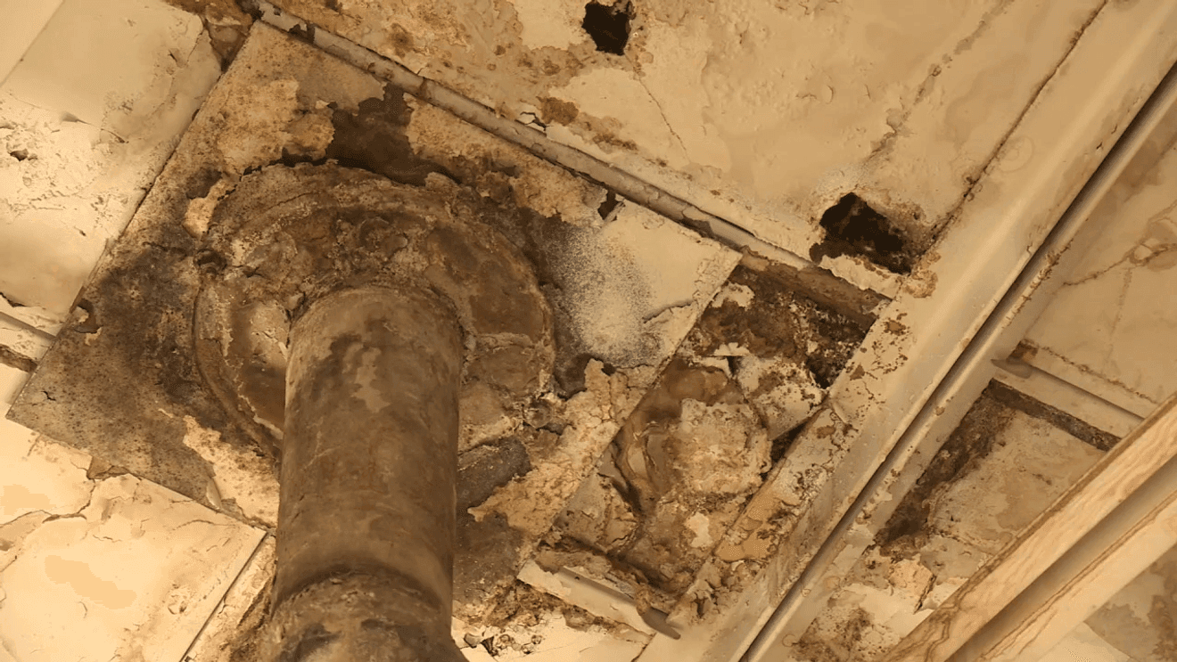 Forest Park Senior Center deteriorates as roof leak worsens, city delays repairs