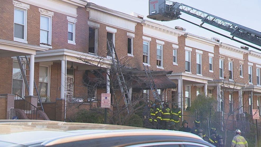 One Person Dead After House Fire on Duvall Avenue in Northeast Baltimore