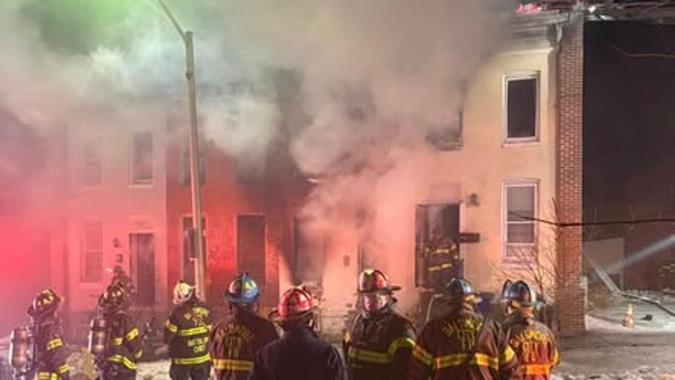 Two-alarm Penn North Rowhouse Fire on Clifton Avenue Damages Four Homes