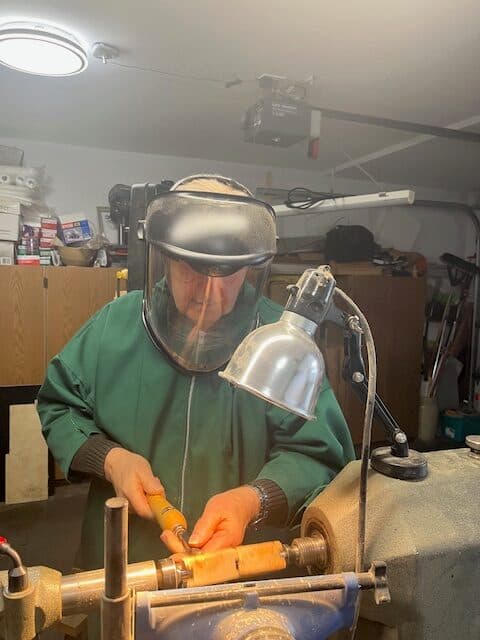 Peter Goumans to Demonstrate Resin-Embedded Pen Turning at FVWG March 12