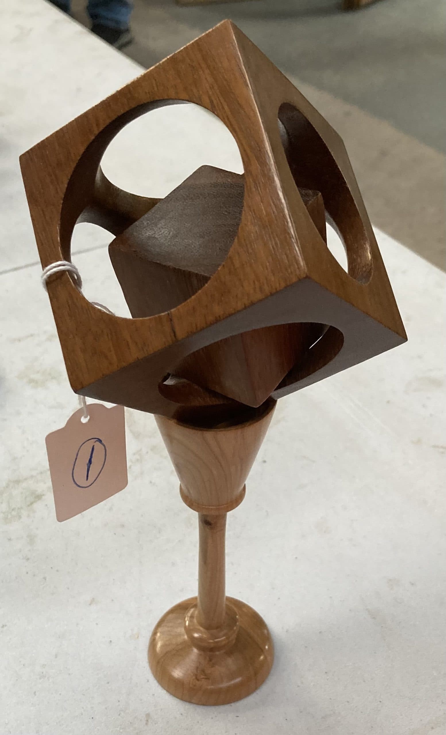 Galloway Woodturners Crown Winners in Coloured Item Competition