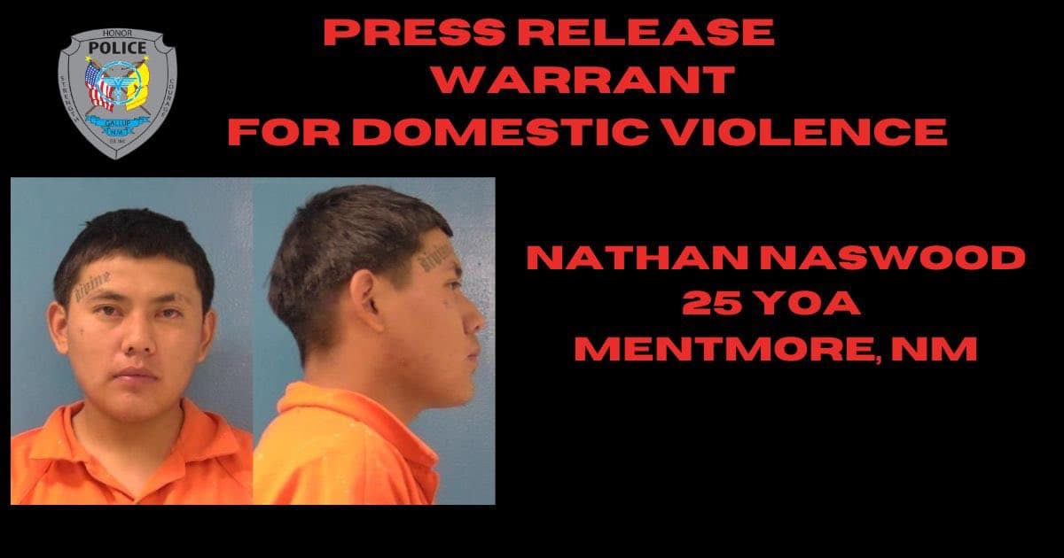 Gallup police seek man wanted in domestic violence incident