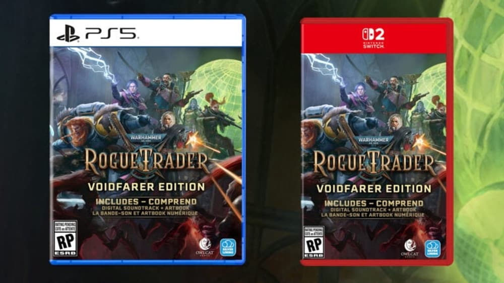 Warhammer 40,000: Rogue Trader gets physical Voidfarer Edition for PS5, Switch 2