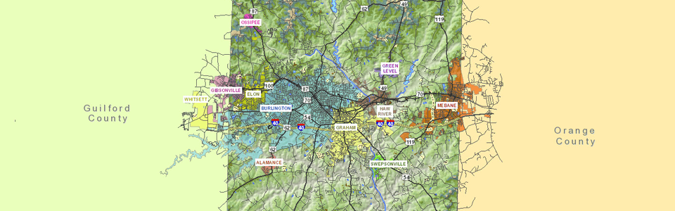 How to use Alamance County GIS map and tax records