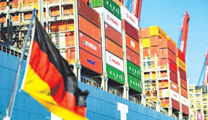 German exports rise unexpectedly in March as industrial output falls