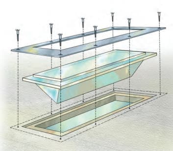 How one cruiser cast homemade deck prisms to solve leaks