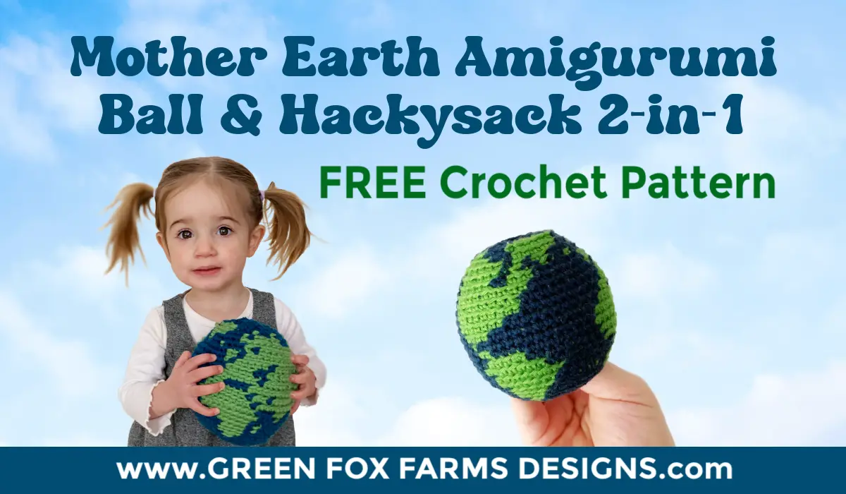Free Crochet Earth Pattern Makes a Classroom-Friendly Globe Toy