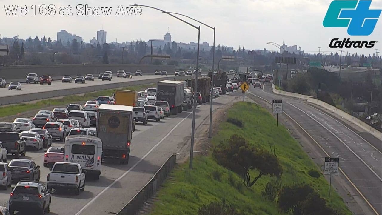 Crash Narrows Westbound Highway 168 Near Shaw Avenue, Causes Delays