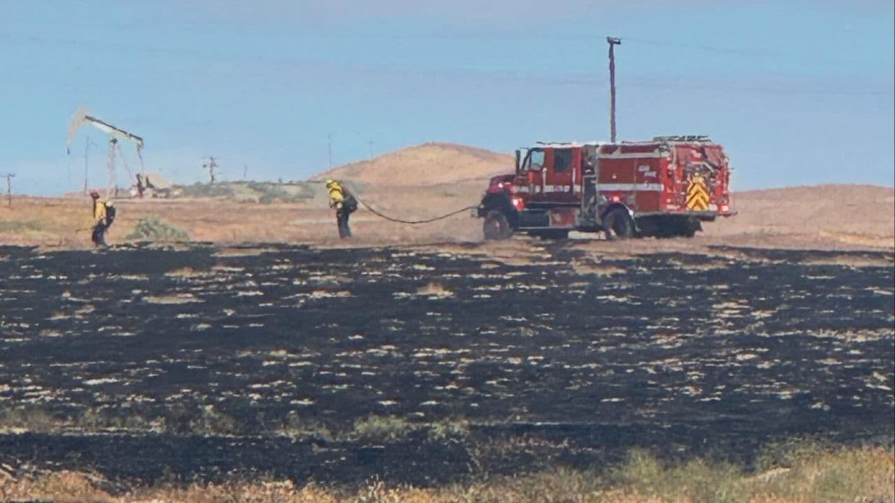 Fresno County Crews Contain 45-Acre Wildfire Near Coalinga, No Injuries