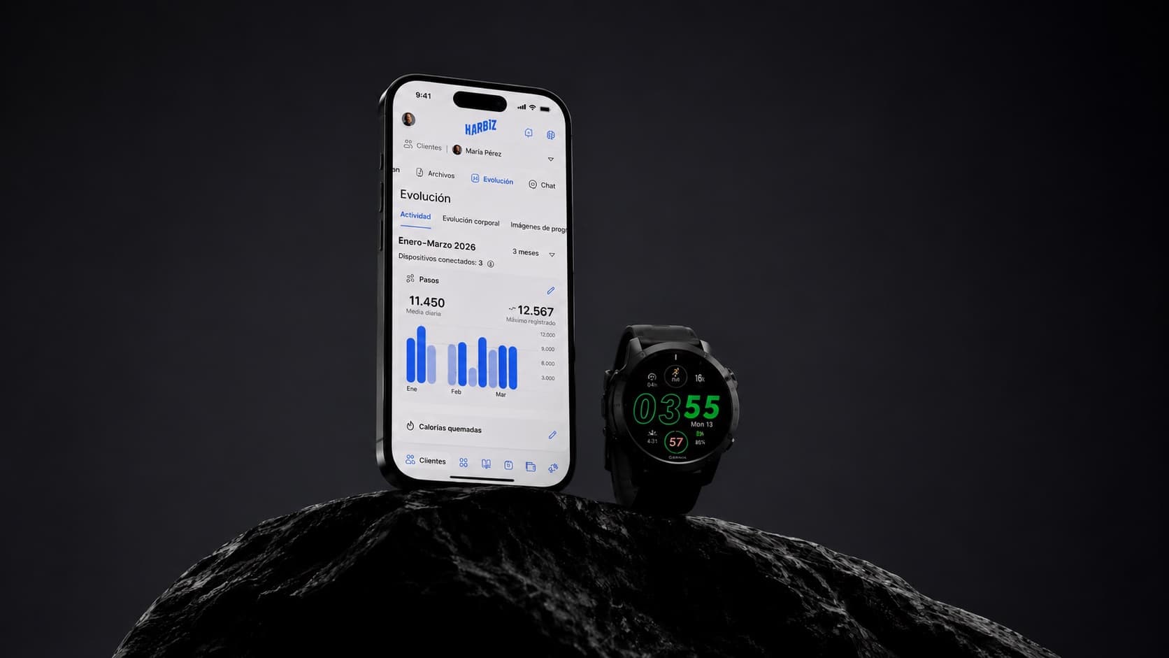 Harbiz and Garmin Health team up to personalize trainer client data