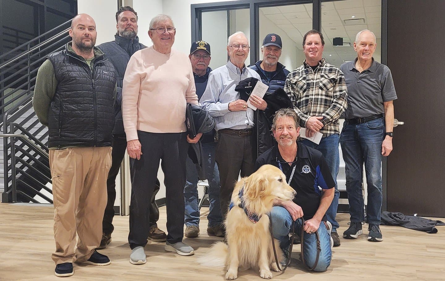 Comfort dog calms veterans during Kootenai County treatment court session