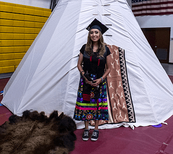 Coeur d'Alene Tribe Member Overcomes Foster Care, Earns National College Honor