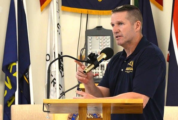 Dailey inspires 22 new Army recruits at Post Falls send-off