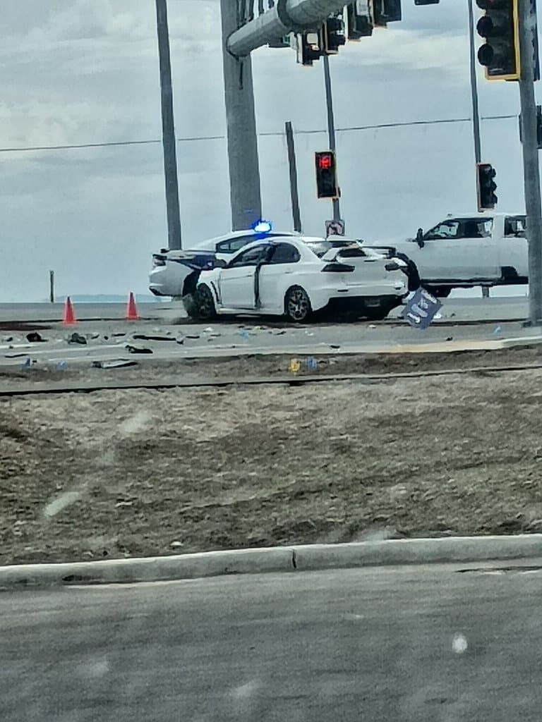 Officer-involved crash in Rathdrum sends two to hospital