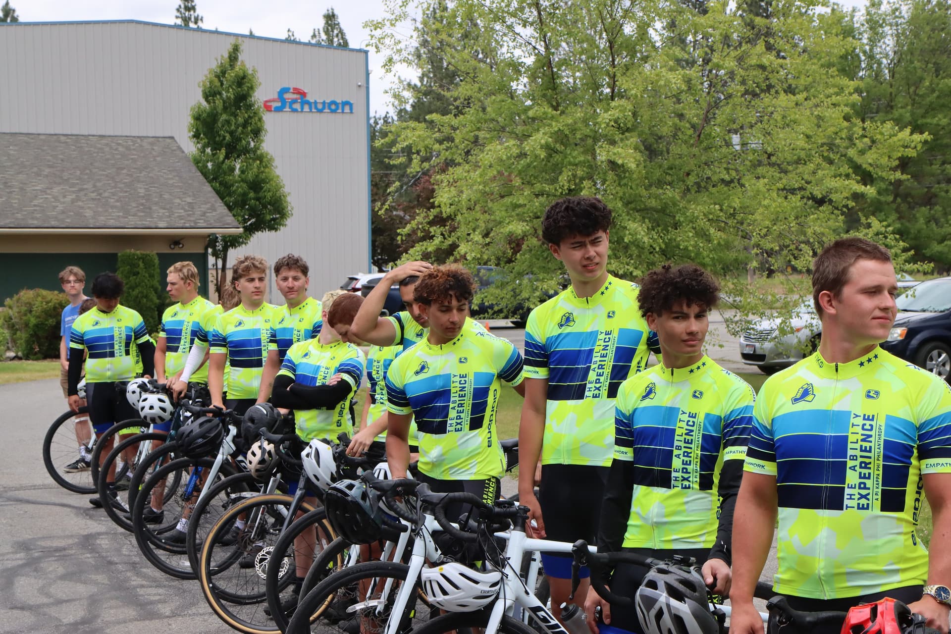 Journey of Hope cyclists visit Tesh in Coeur d'Alene
