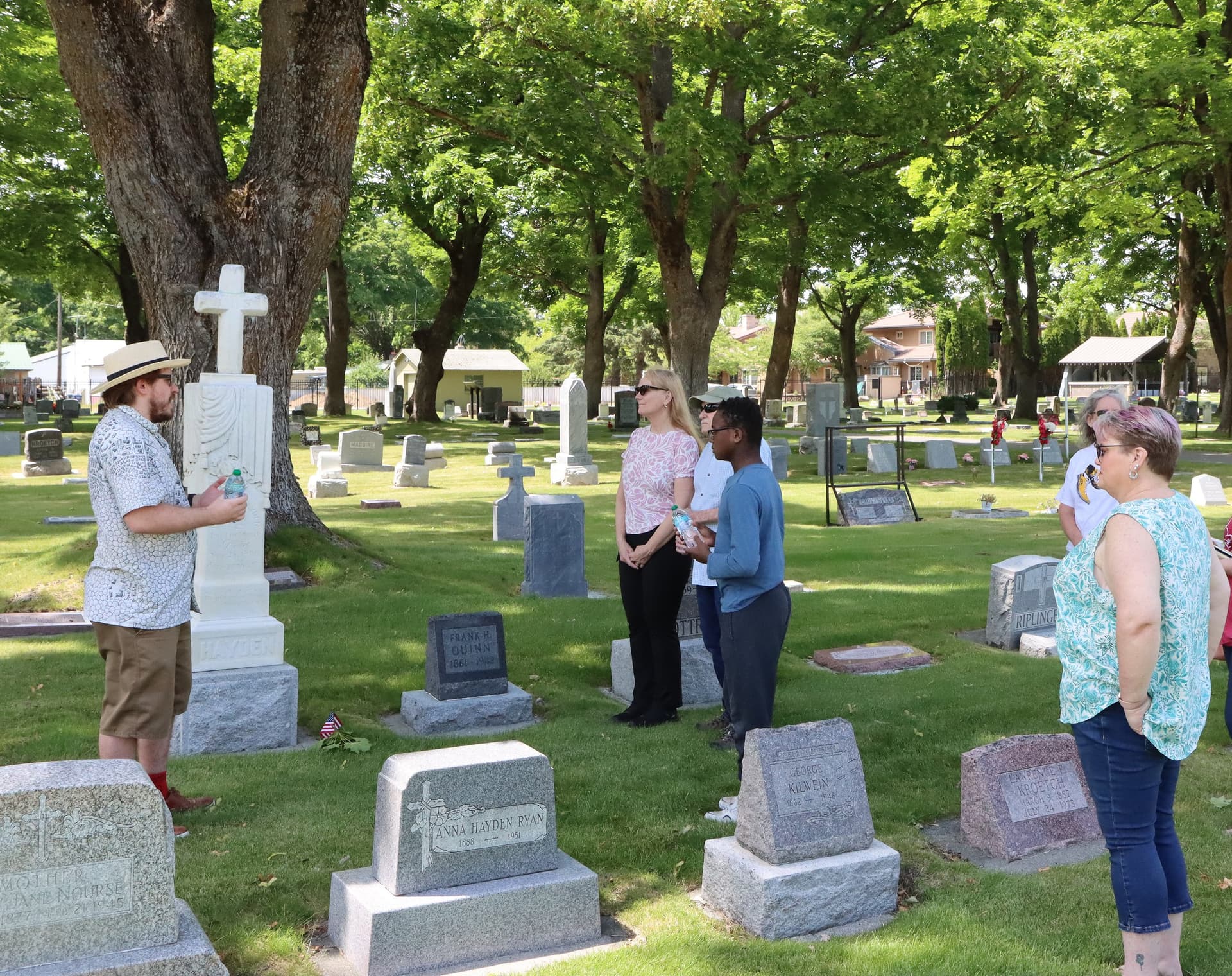 St. Thomas Cemetery tour turns Coeur d'Alene history into a classroom