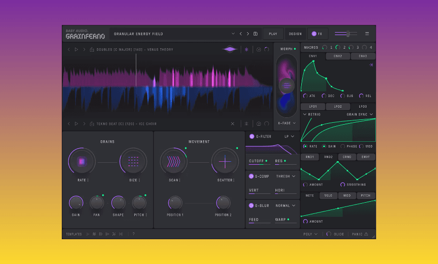 Baby Audio Launches Grainferno, Its Most Advanced Granular Synthesizer Yet