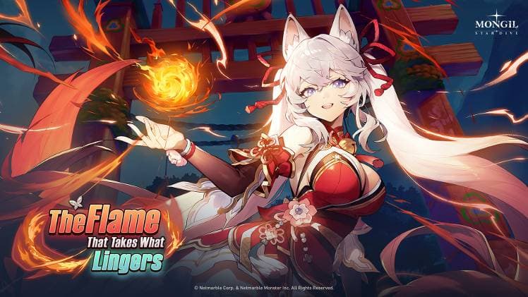 Mongil: Star Dive adds Mina, a fiery five-star fox warrior in first patch