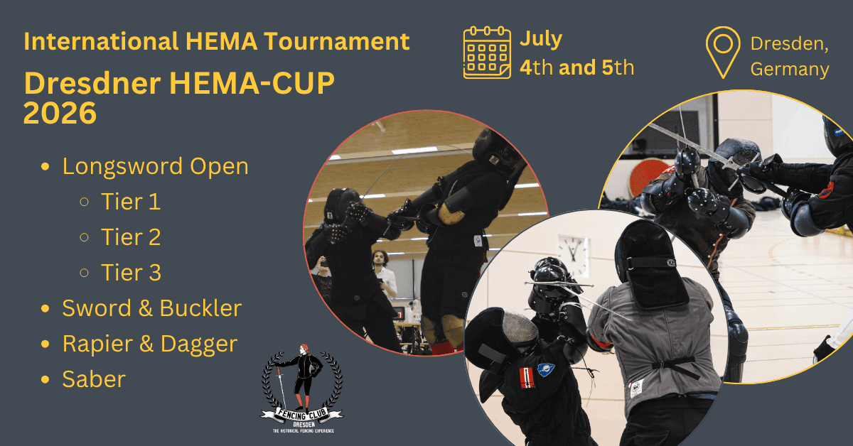 Dresdner HEMA-Cup returns with four-weapon lineup in Dresden