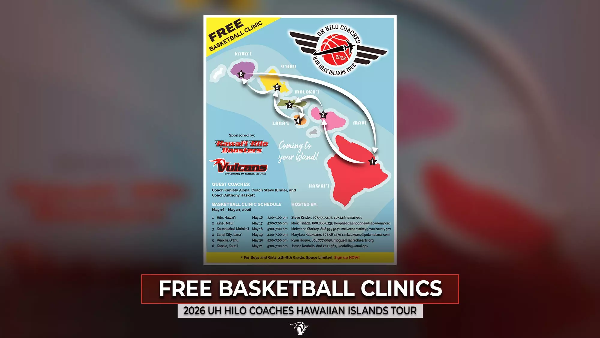 Free youth basketball clinic registration opens for Kauai keiki