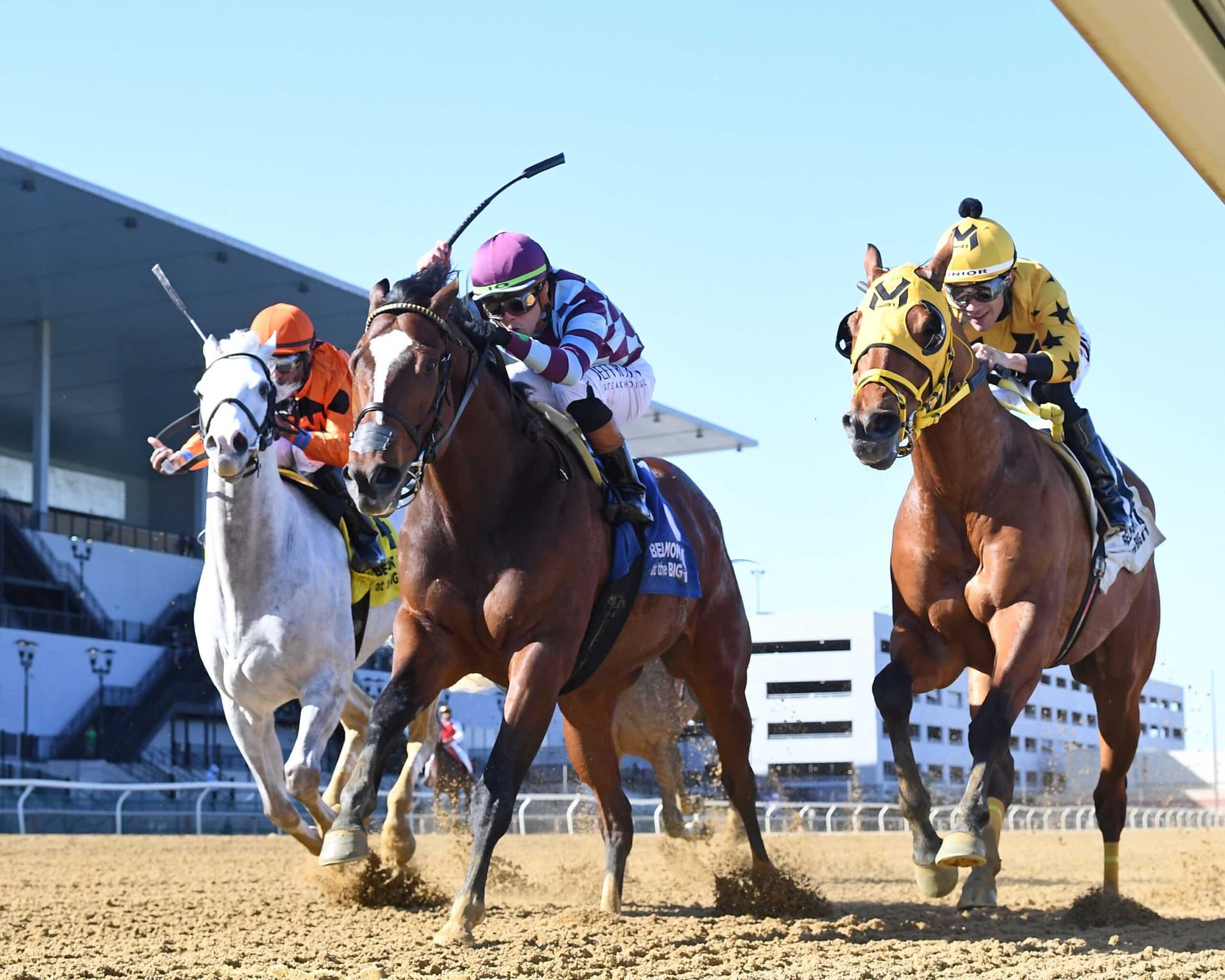 Durante outduels Acoustic Ave to win Grade 3 John A. Nerud Stakes