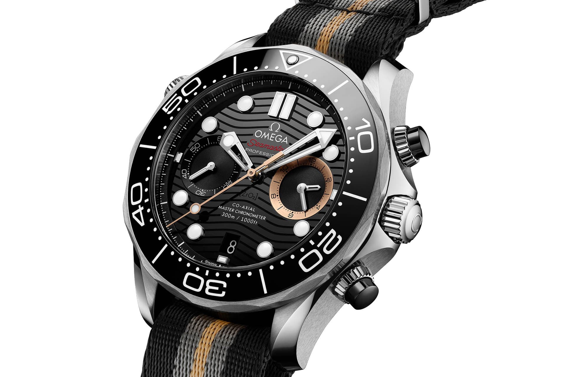 Omega unveils first Bond Seamaster Diver 300M chronograph for 007 First Light