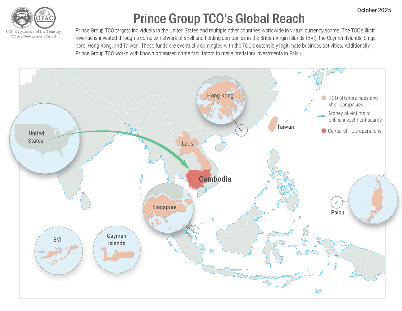 US expands sanctions on Prince Group over Southeast Asia scam network