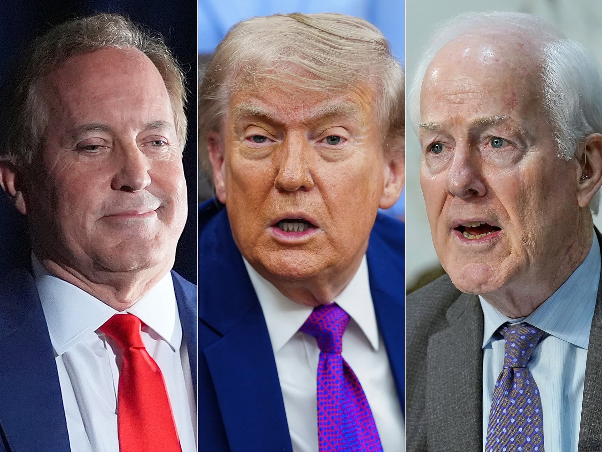 Trump backs Paxton over Cornyn, enraging Senate Republicans