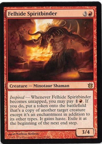 Felhide Spiritbinder quietly becomes a dangerous Commander copy engine