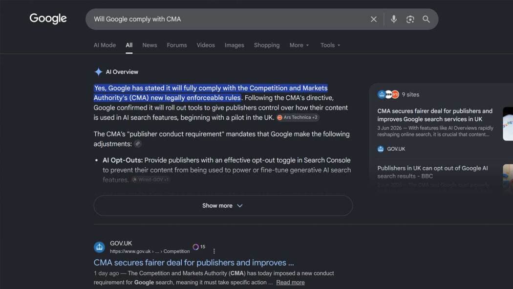 Google tests AI search opt out as reporting gaps persist
