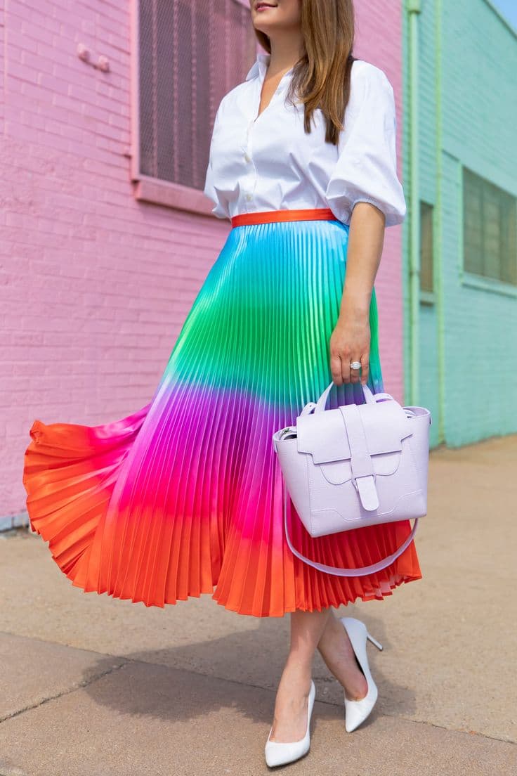 The pleated skirt is summer's versatile hero piece