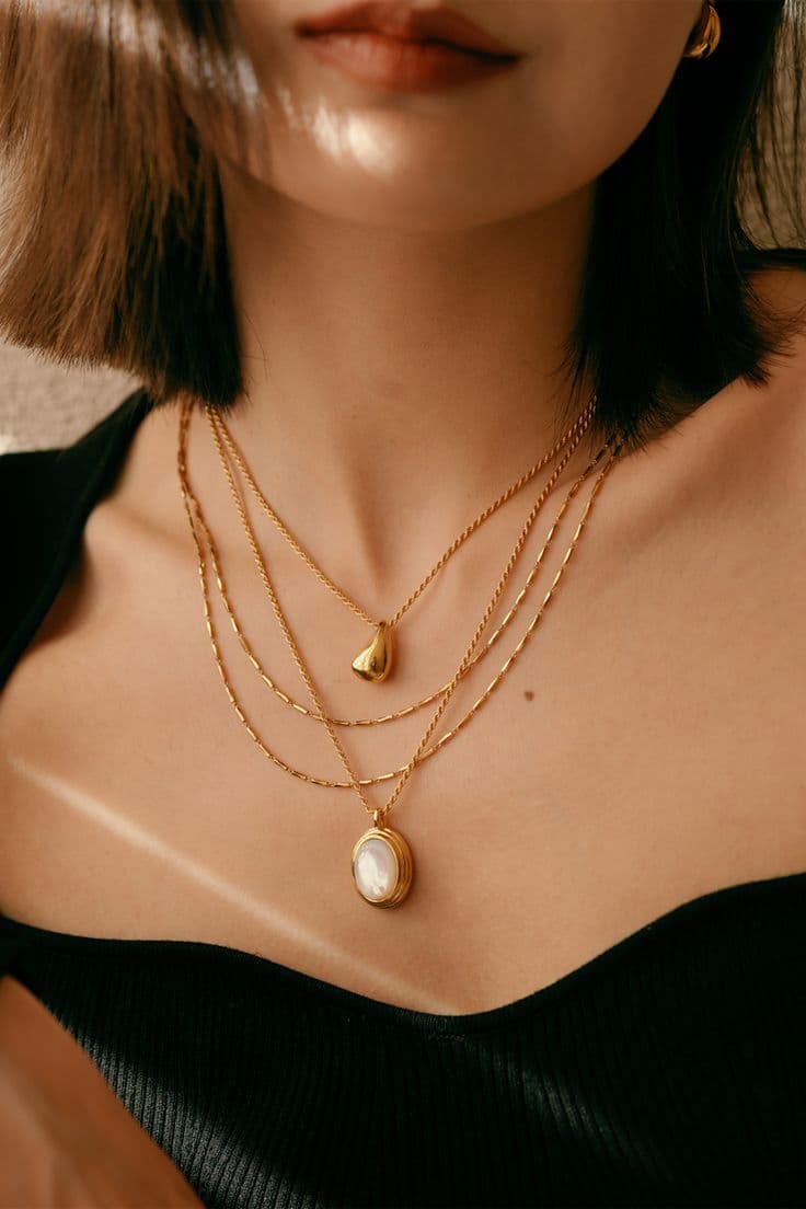 Pearl necklaces get a sculptural update for modern warm-weather dressing