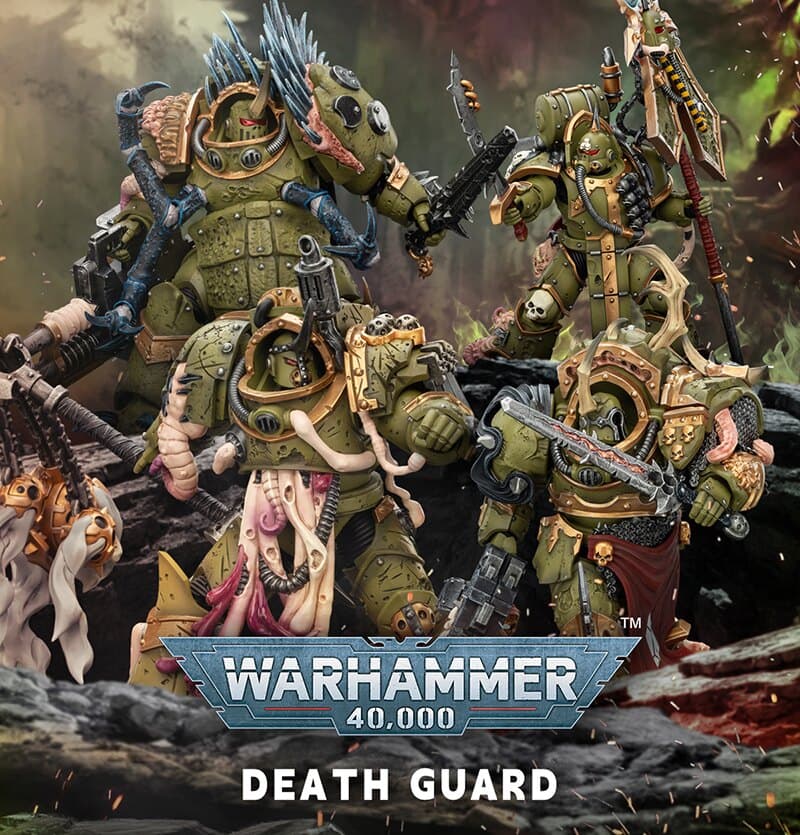 JoyToy Opens Preorders for 1/18 Death Guard Figures, Mortarion Included