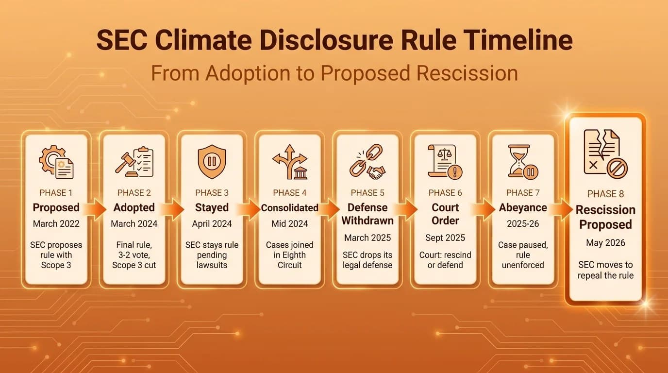SEC ends defense of climate disclosure rules after court challenges