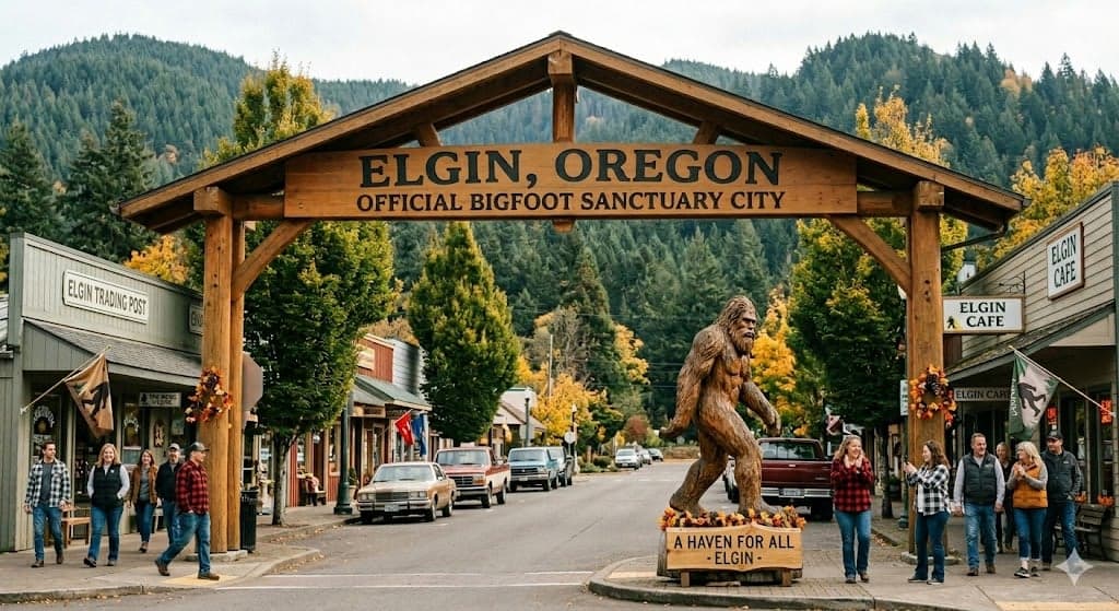 Elgin Declares Itself Oregon's First Bigfoot Sanctuary City in April Fools' Stunt