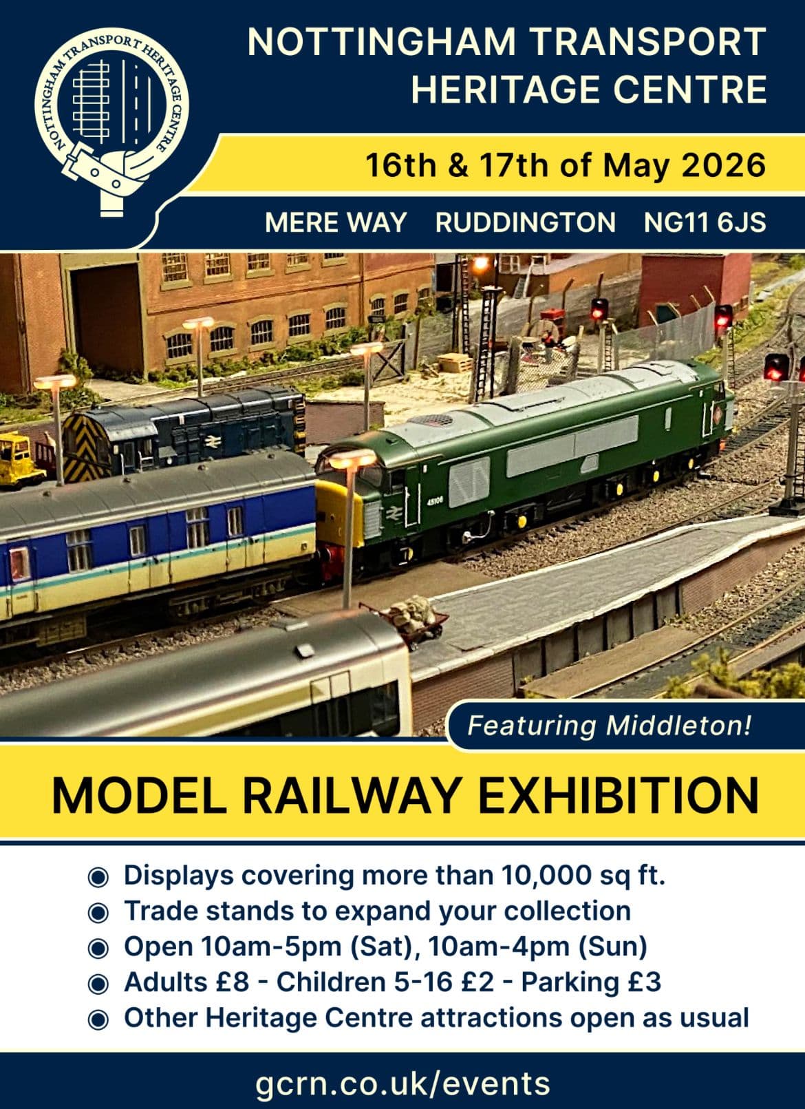 Nottingham model railway exhibition returns with 40 layouts in 2026