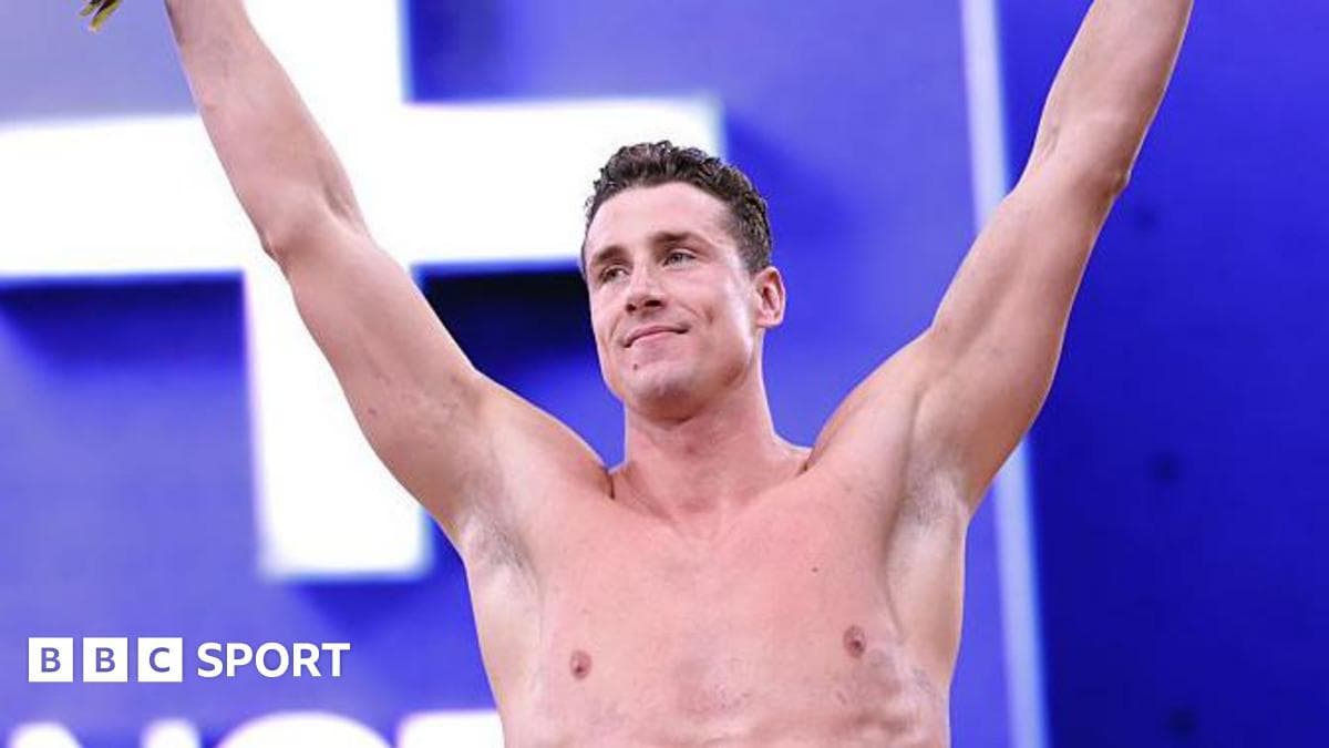 Greek swimmer breaks record at Enhanced Games, but it won't count