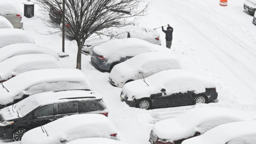 Winter storm slams 17 states, grounds flights and knocks out power