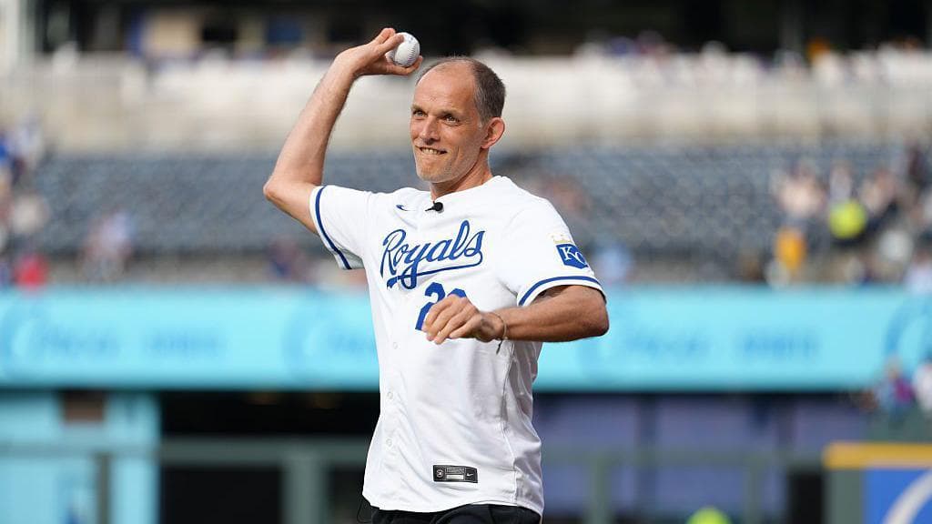 Tuchel throws first pitch as England enjoy World Cup downtime