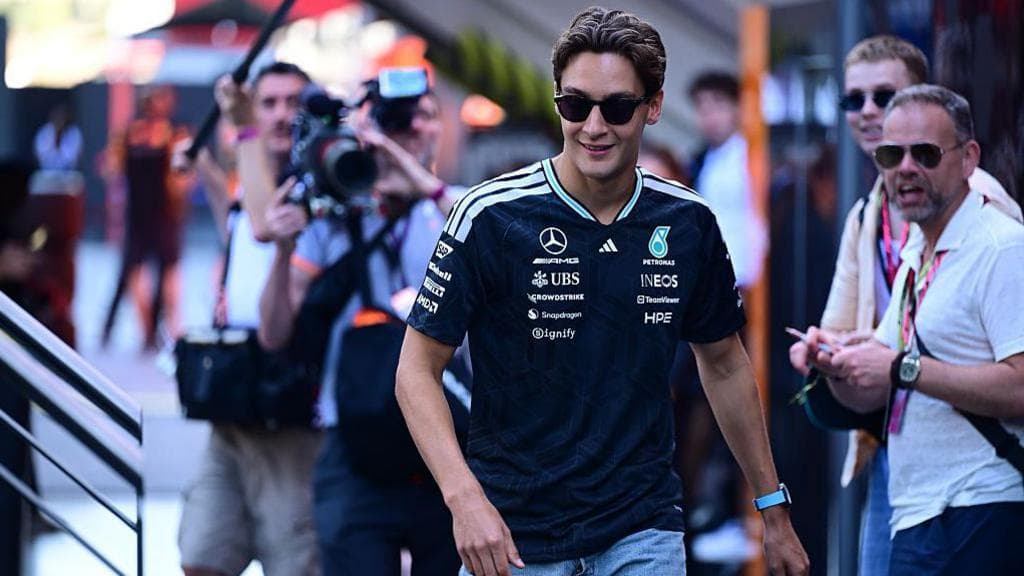 Hamilton and Russell lock out front row in Barcelona Grand Prix