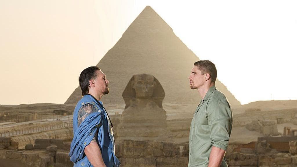 Rico Verhoeven lands shot at Oleksandr Usyk in Egypt bout