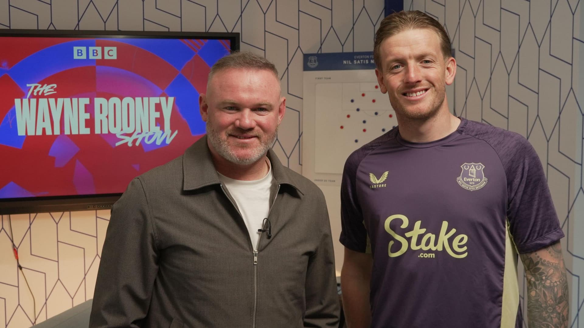Pickford reflects on Everton, England rise in Rooney interview