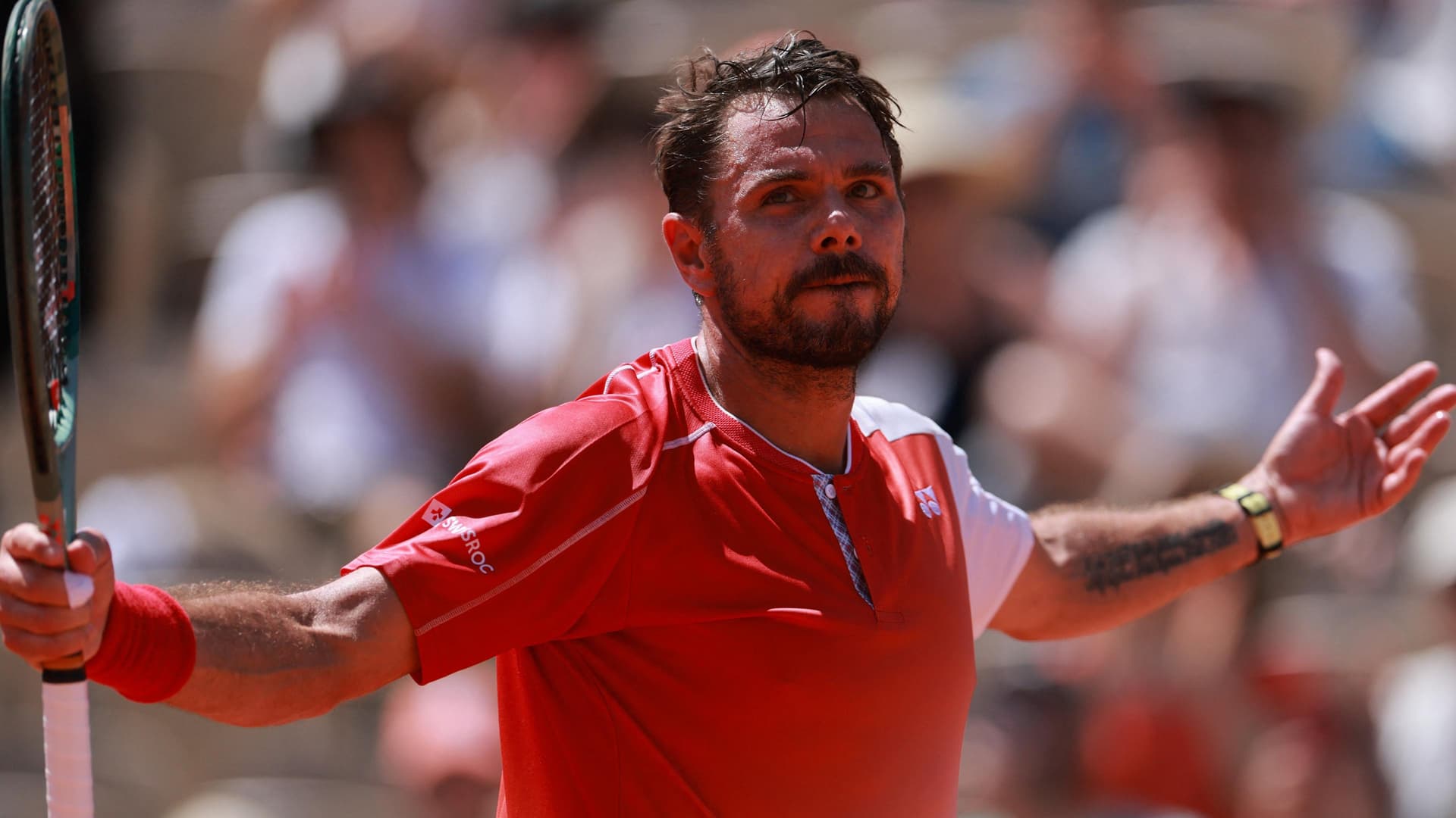 Wawrinka bows out of Roland Garros with first-round defeat