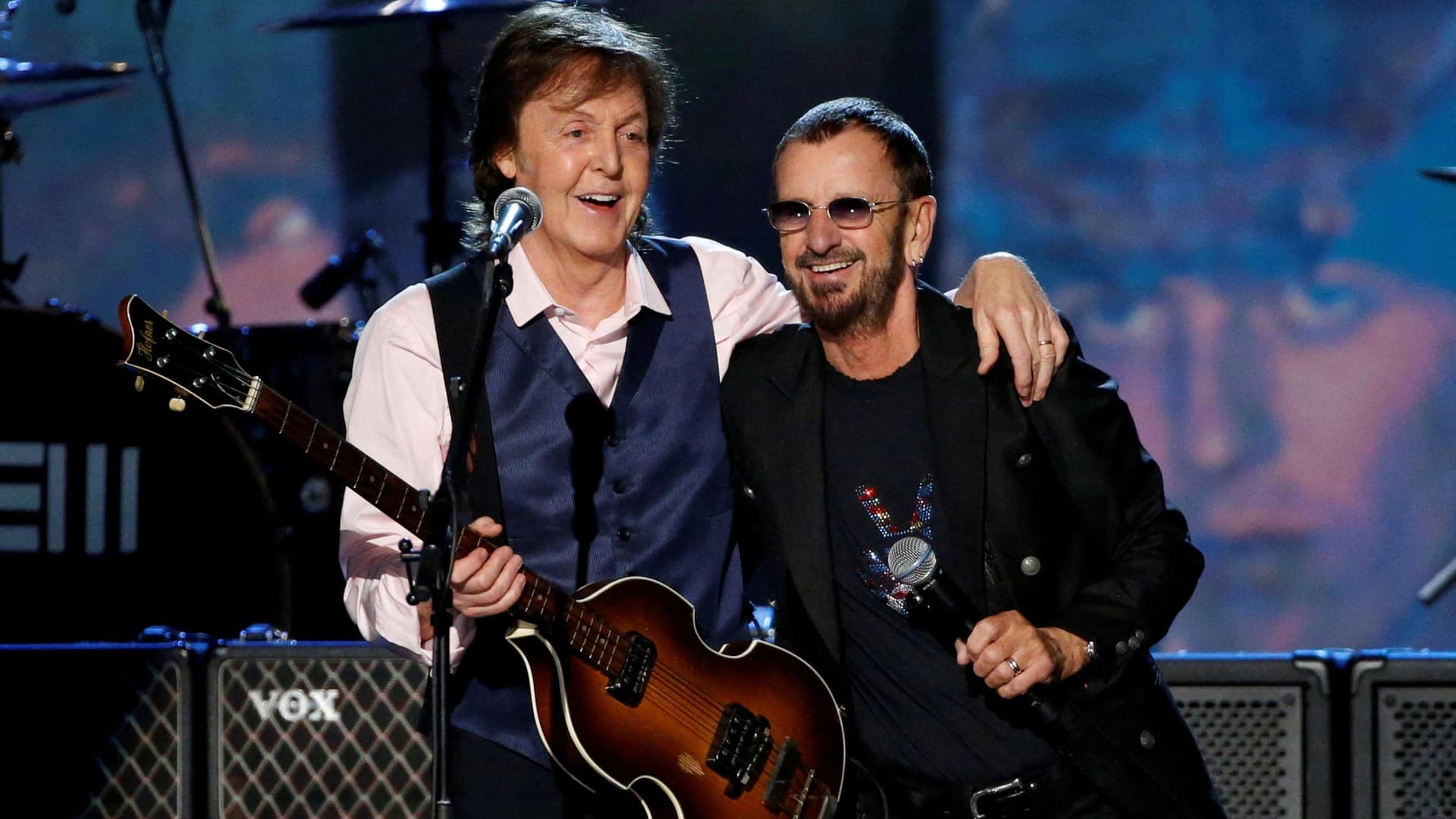 Paul McCartney and Ringo Starr reunite on new Beatles-like duet track