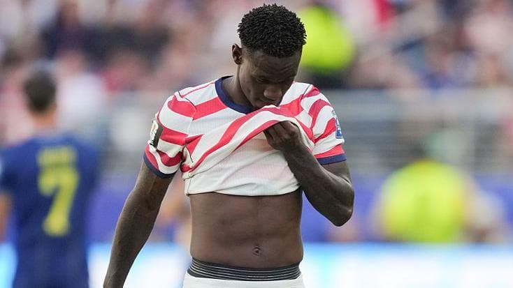 Balogun red card could cost USA in Belgium World Cup clash
