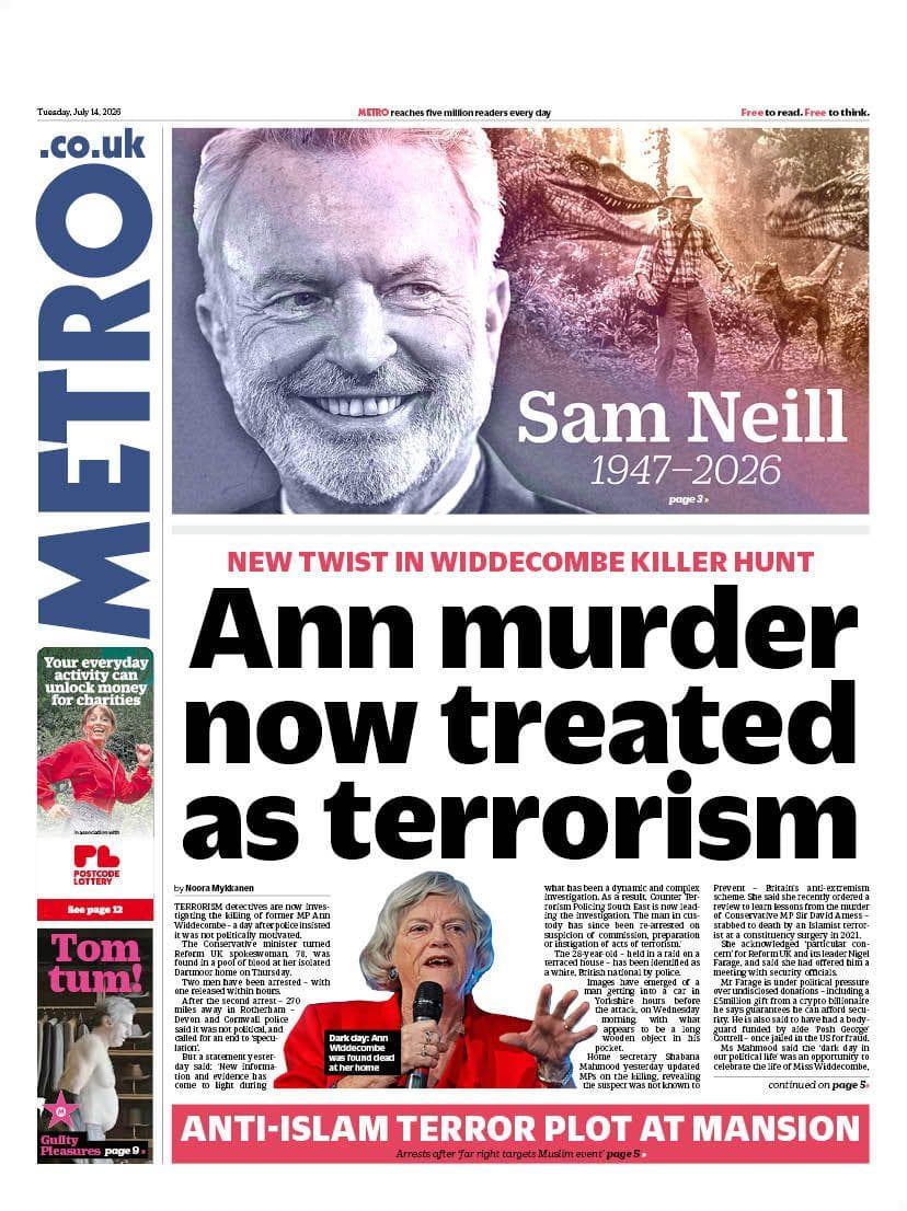Police investigate Ann Widdecombe death as MPs question security
